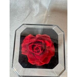 Love You‎ Forever eternal red rose enclosed in gift bix